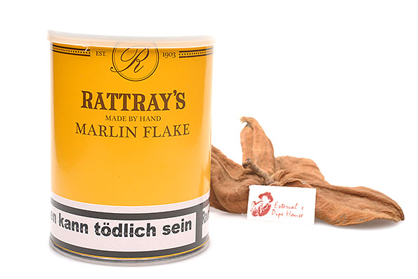 Rattrays Marlin Flake Pipe tobacco 100g Tin damaged
